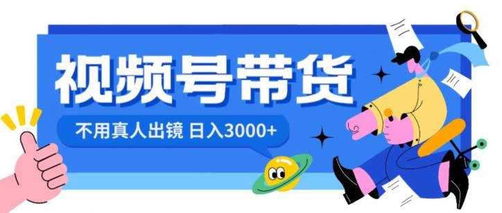 视频号带货，日入3000+，不用真人出镜-泱泱学习社